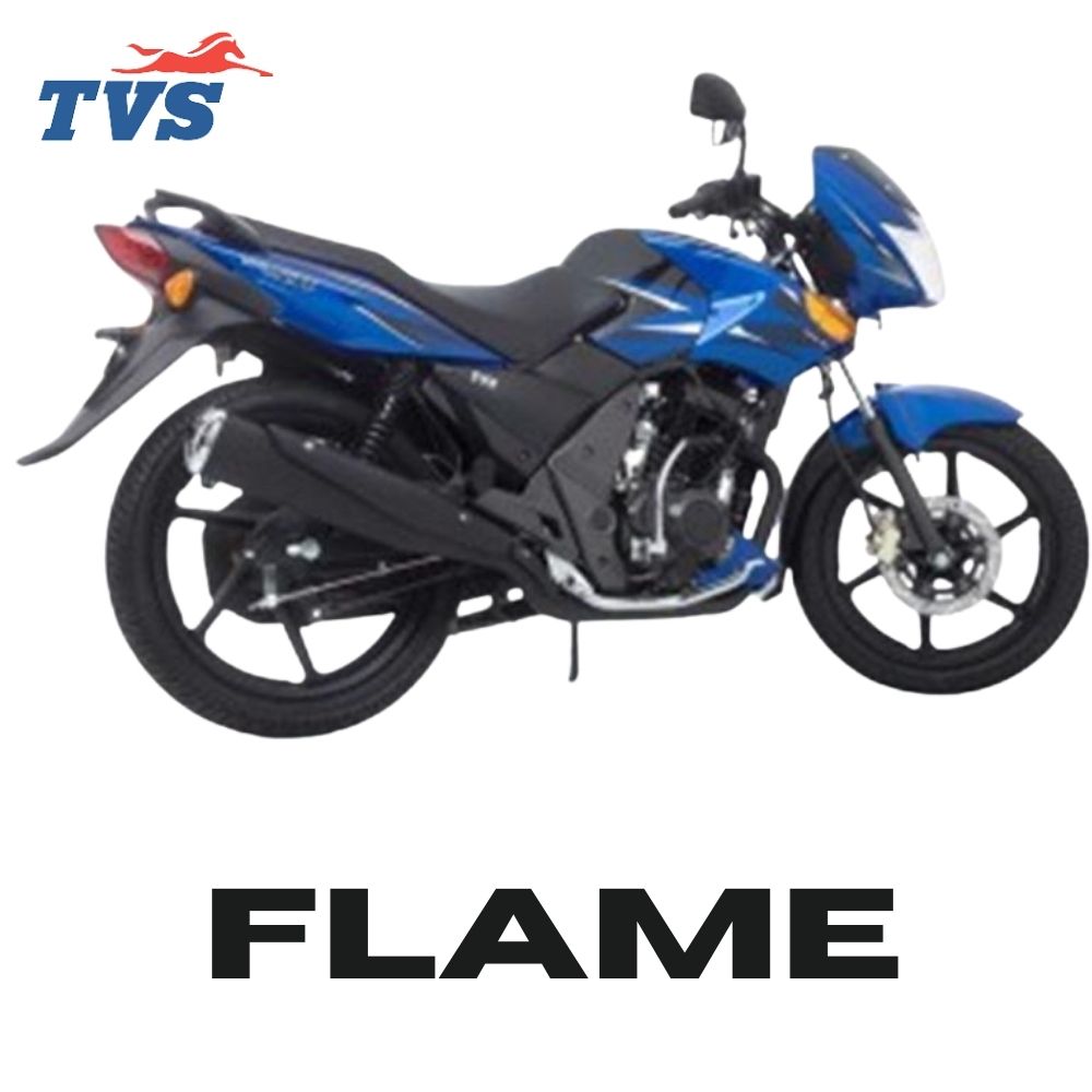 Tvs flame bike spare on sale parts