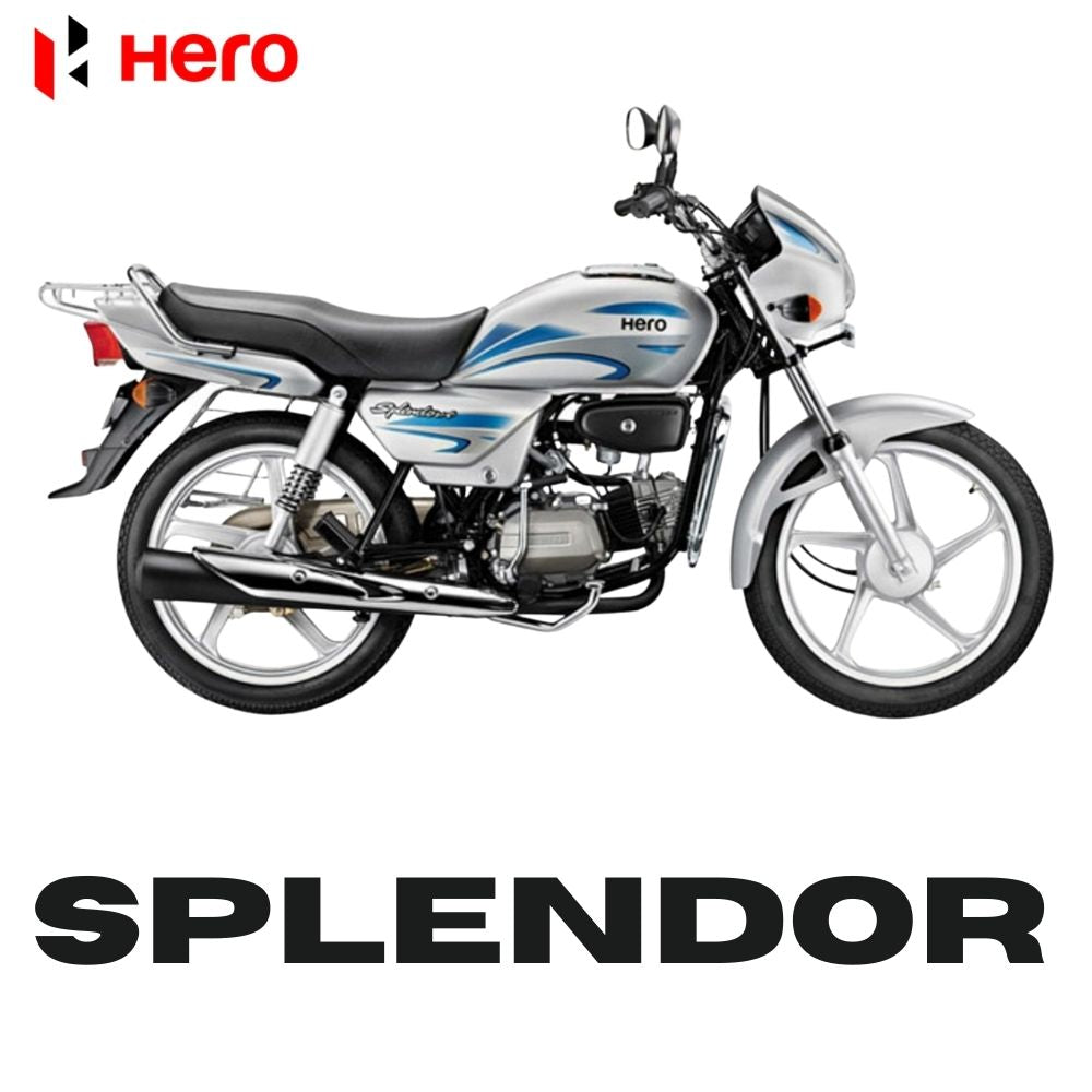 Hero Splendor Plus i3s Black with Silver Colour, Splendor Plus i3s