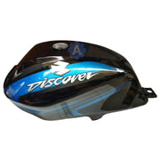 Ensons Petrol Tank for Bajaj Discover 100/ 125 New Model/ 150 (Black/Blue)