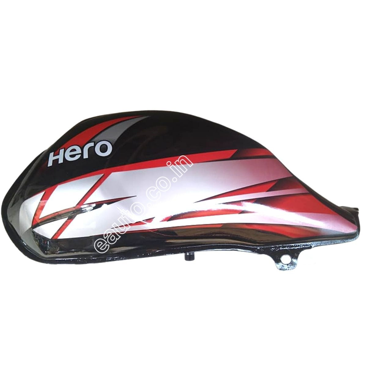 Ensons Petrol Tank for Hero HF Deluxe 2016 (Black/Red)