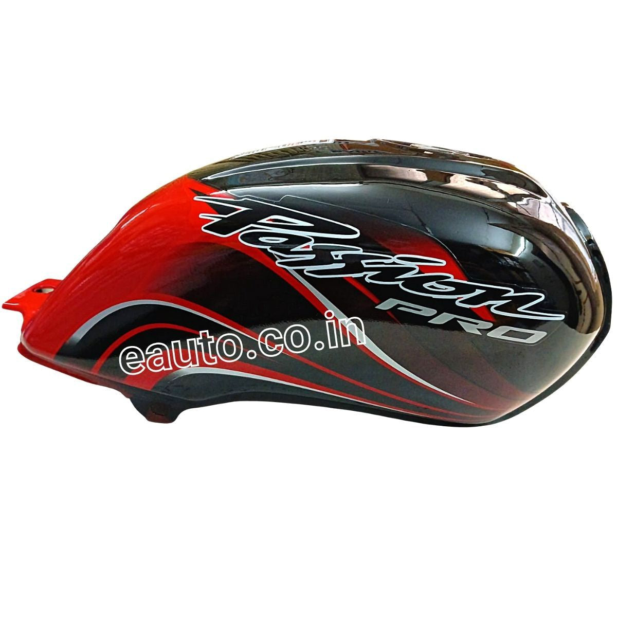 Ensons Petrol Tank for Hero Passion Pro (Black/Red)