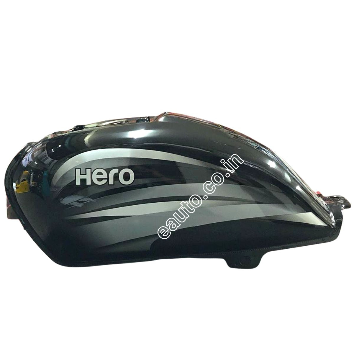 Ensons Petrol Tank for Hero Splendor Plus BS4 2018 Model Black Gre