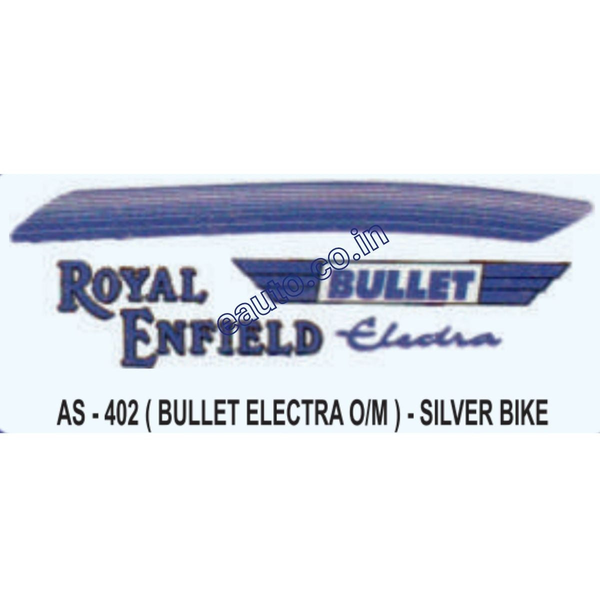 Graphics Sticker Set for Royal Enfield Bullet Electra Old Model Si