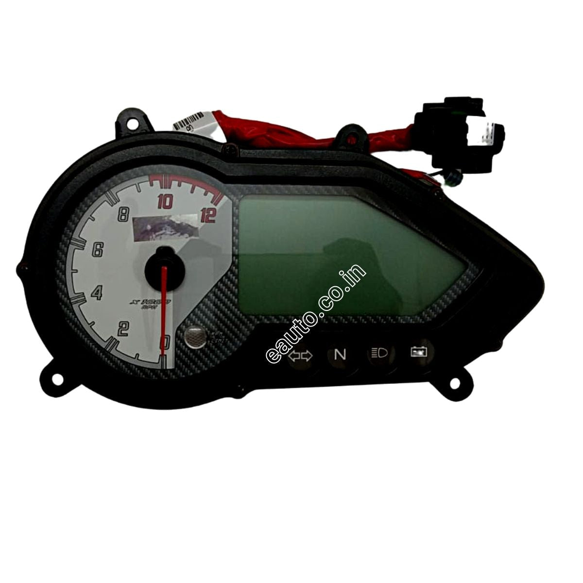 PRICOL Digital Speedometer for Bajaj Pulsar 150 BS4 White Dial