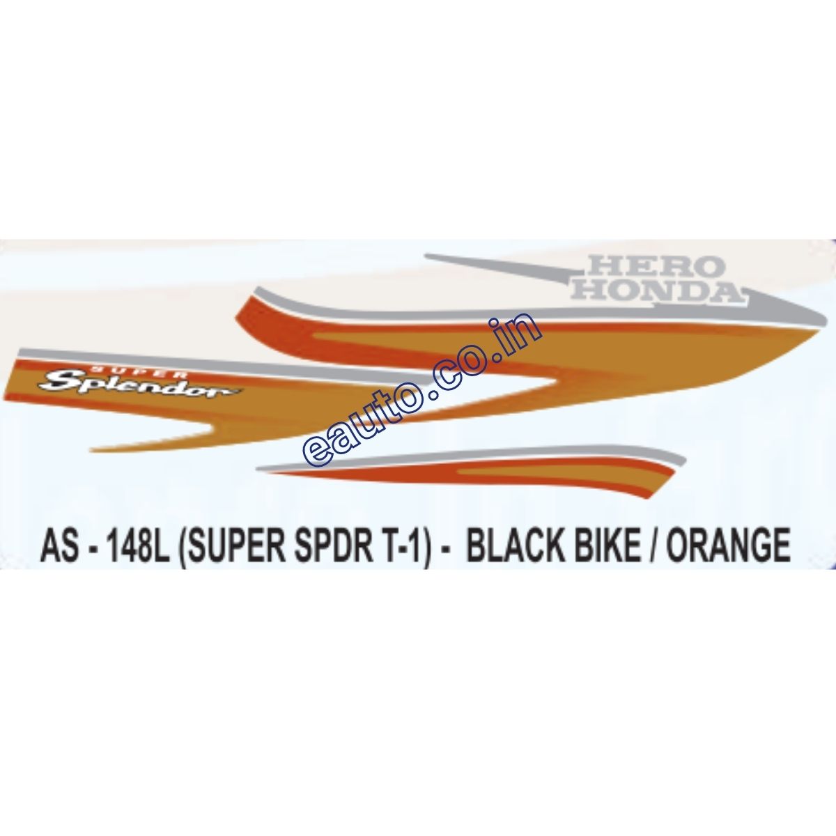 hero honda super splendor old model sticker