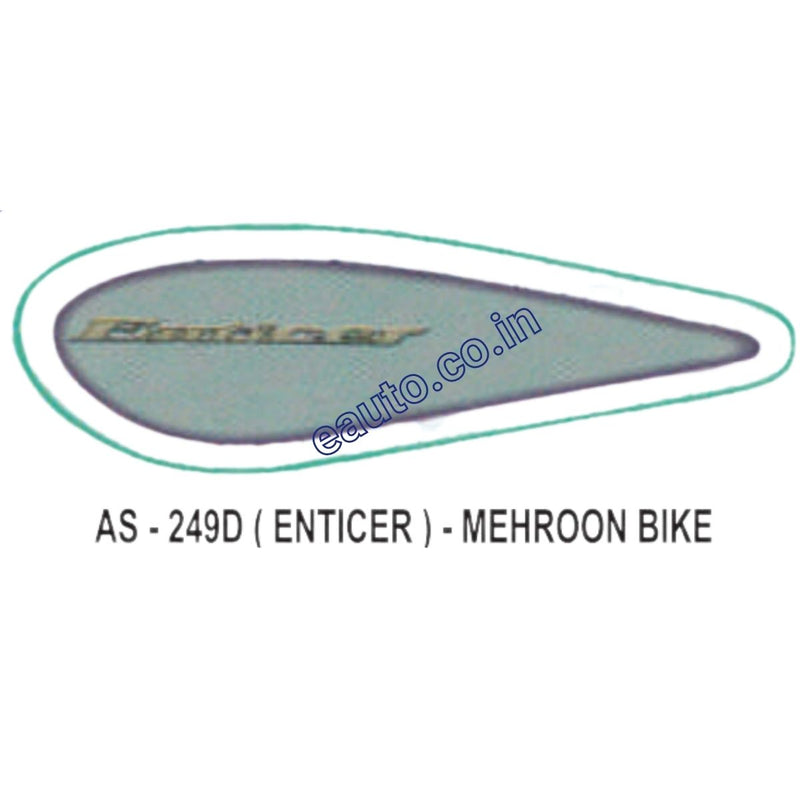Graphics Sticker Set for Yamaha Enticer | Mehroon Vehicle