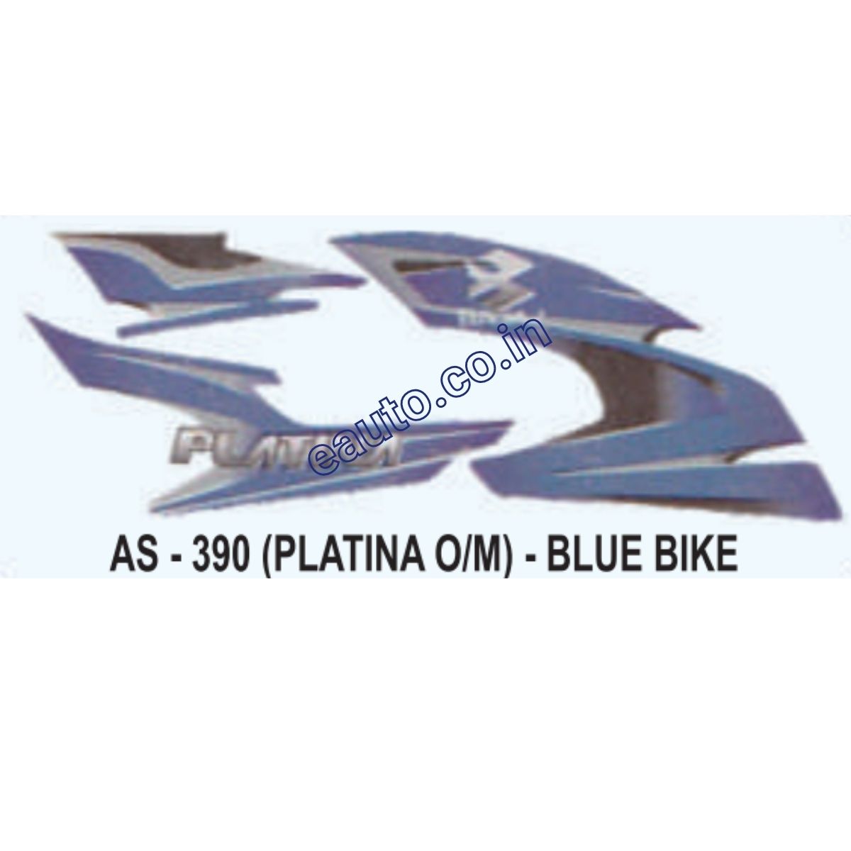 Bajaj platina bike discount sticker