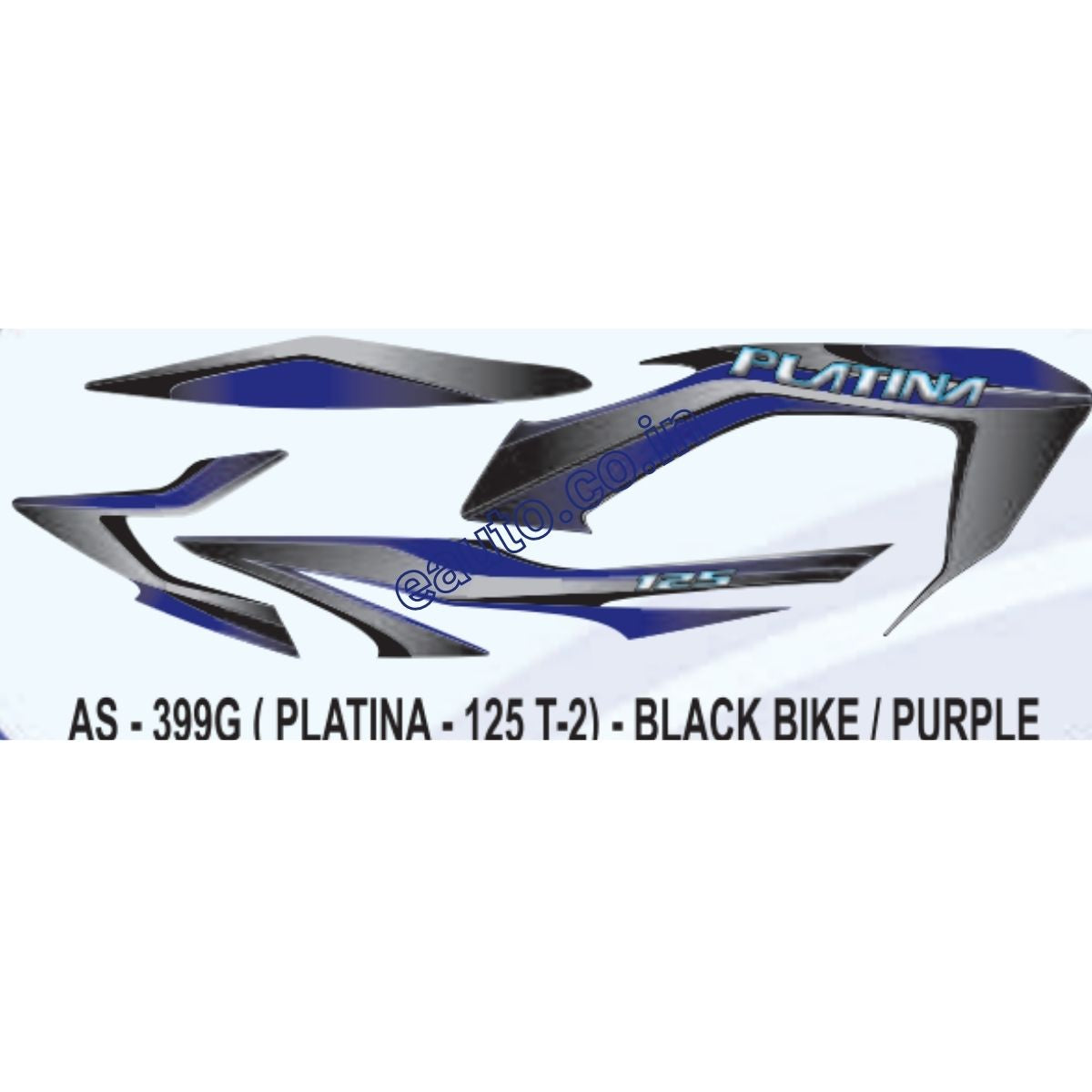 Bajaj platina 125 outlet sticker