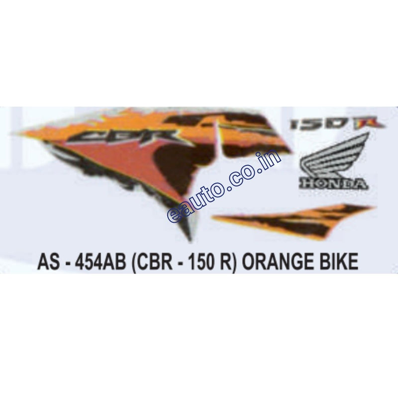 Graphics Sticker Set for Honda CBR 150R | Orange Vehicle
