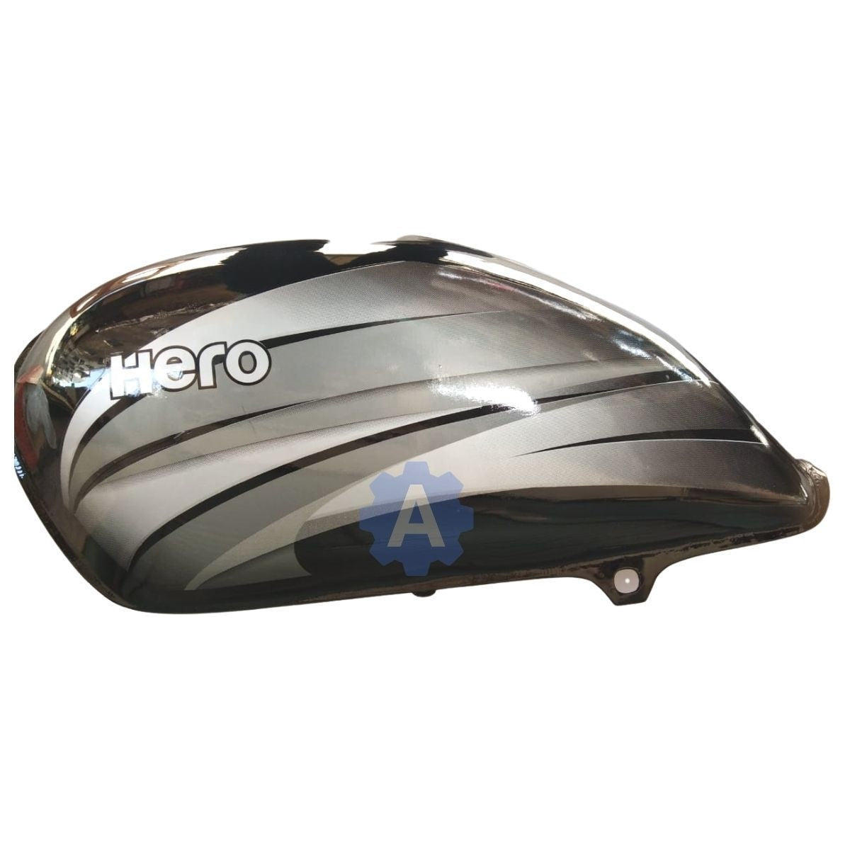 Ensons Petrol Tank for Hero Splendor Pro Black Grey