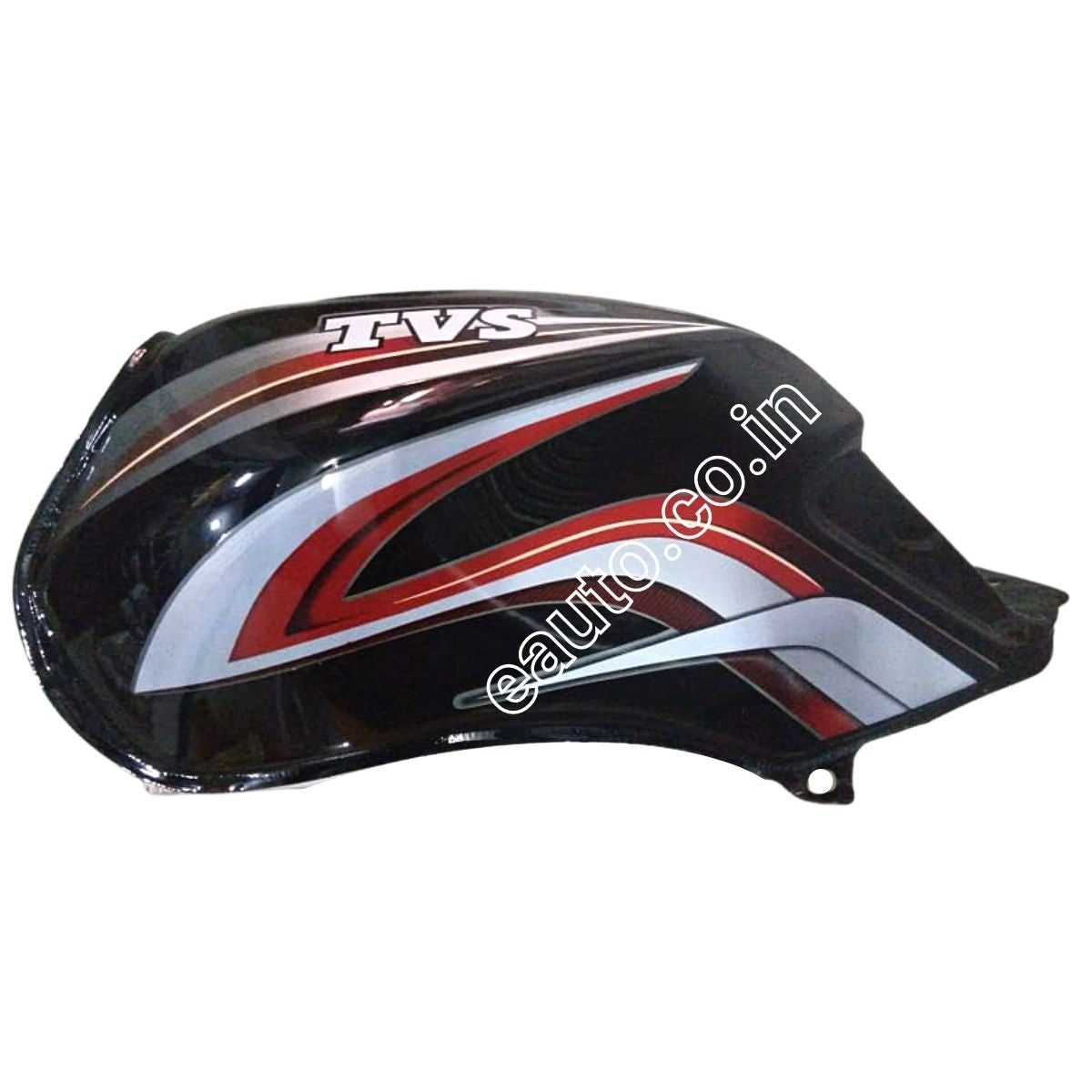 Ensons Petrol Tank for TVS Star Sports Type 3 Black Red