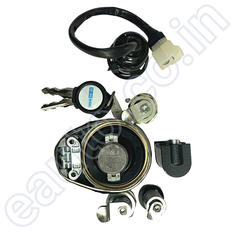 Spark Minda Ignition Lock Set For Royal Enfield Classic 350 | Bs4