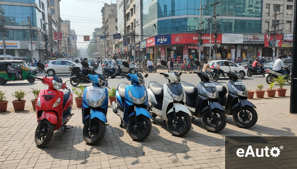 TVS Secures Top Position in November E-Scooter Sales, Surpassing Ola