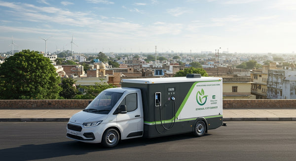 Ethanol-Powered Mobile EV Fast Charger Unveiled in India, Boosting Grid Independence