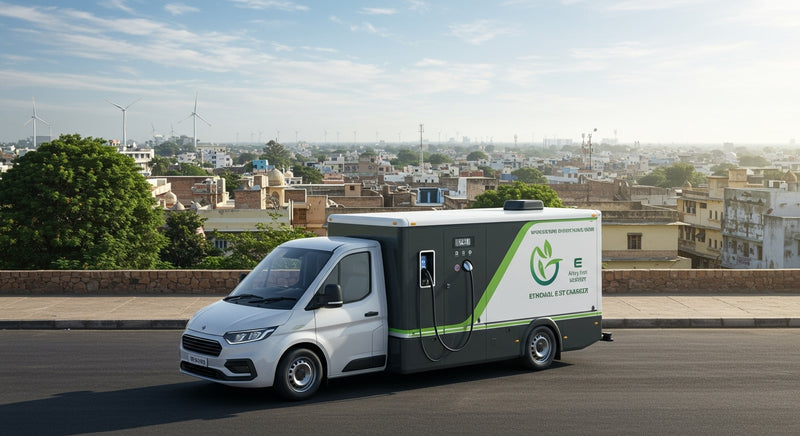 Ethanol-Powered Mobile EV Fast Charger Unveiled in India, Boosting Grid Independence