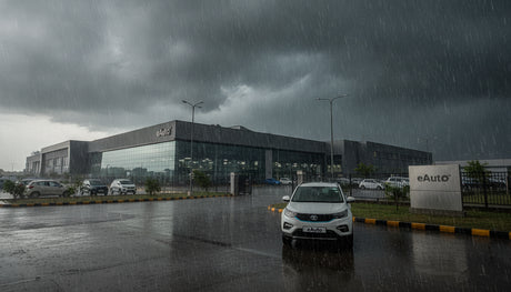 Tata Motors Sanand Plant Experiences Production Disruptions Due to Heavy Rains