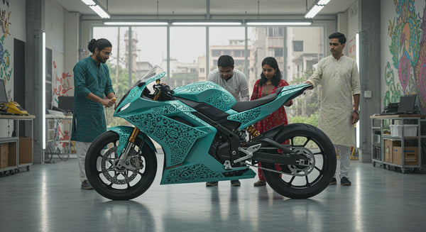 Indian Startup E-Moto Innovations Unveils High-Performance Electric Sportbike Concept