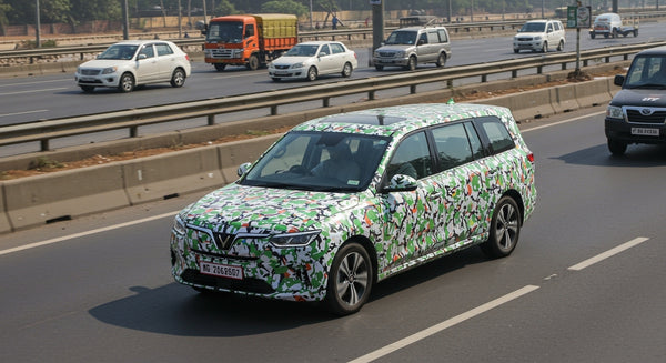 VinFast Electric MPV Spotted Testing on Indian Roads