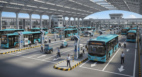 Delhi Bolsters EV Infrastructure with Three New Charging-Ready Bus Depots for Expanding Electric Fleet