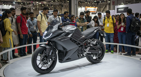 Odyssey Electric Unveils New 'Evoque' Electric Motorcycle Prototype in India