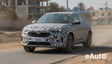 Honda's '0 Alpha' Electric SUV Spotted Testing on Indian Roads Ahead of Expected Launch