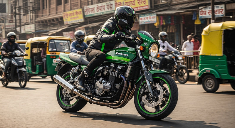 Kawasaki Unveils 2026 Z1100 Supernaked Motorcycle in the Indian Market