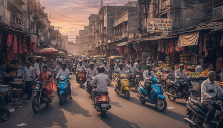 Indian Two-Wheeler Sales Surge in July, Electric Scooters Achieve Record Growth