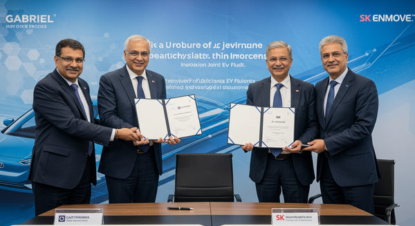 Gabriel India Forms Joint Venture with South Korea's SK Enmove for Lubricants and EV Fluids