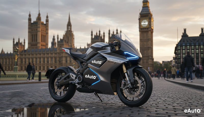 Ultraviolette Automotive Marks UK Debut with F77 Mach 2 and SuperStreet Electric Motorcycles