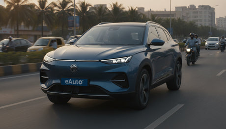MG Hector Hawk Electric SUV Nears Debut, Production-Ready Unit Spotted