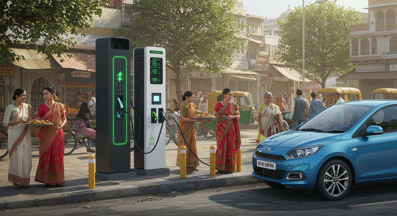 India's EV Passenger Car Market Share Nearly Doubles to 5% in H1 FY26