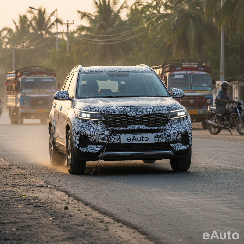 Next-Generation Kia Seltos Facelift Spotted Undergoing Emission Testing Ahead of December Debut