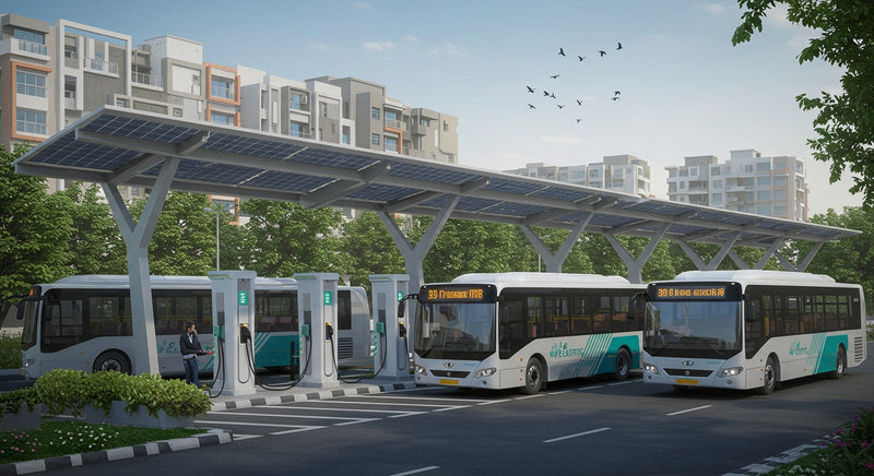 Highway Infra Secures Key Contract for India's E-Bus Charging Network Expansion