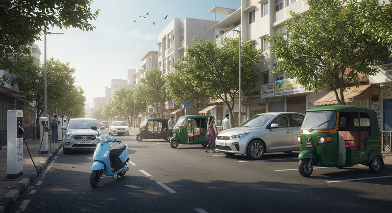 India's Electric Vehicle Sales Soar, Crossing 2 Lakh Mark in October Fueled by Festive Demand