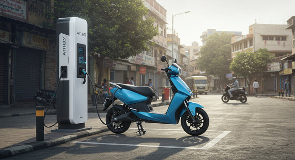 Ather Energy Targets 2,500 Charging Points by FY25, Accelerating EV Infrastructure Rollout