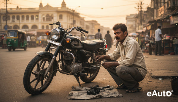 Battling Bike Blues: Common Motorcycle Problems in India & DIY Fixes from eAuto