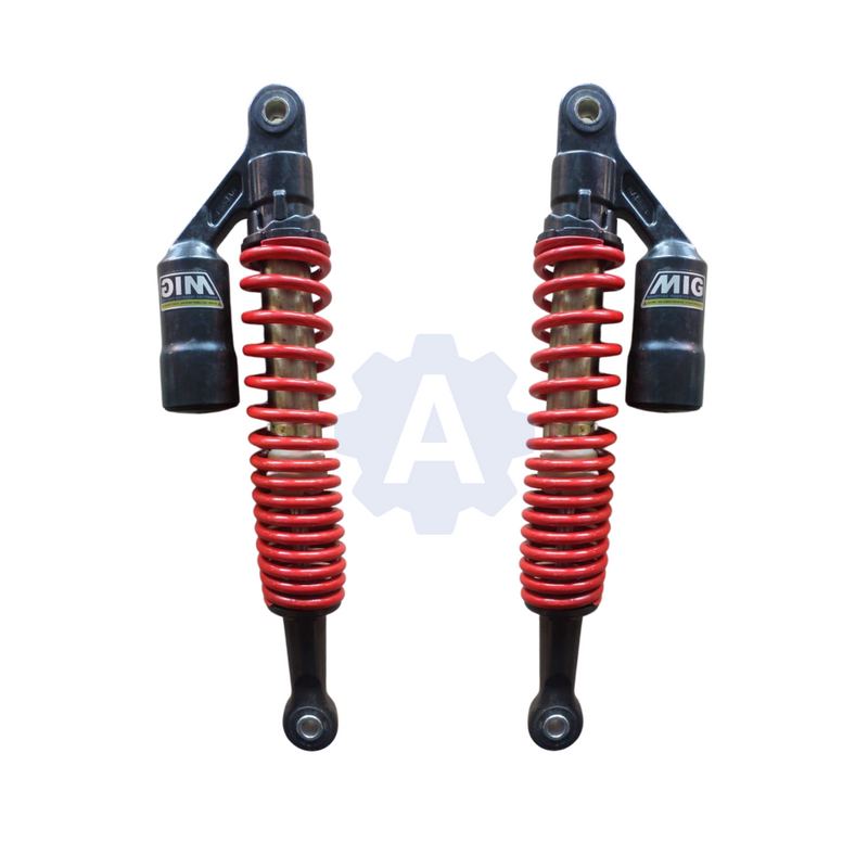 Rear Shock Absorber for TVS Apache RTR 160 | RTR 180 | 150 | Red Colour | Set of 2