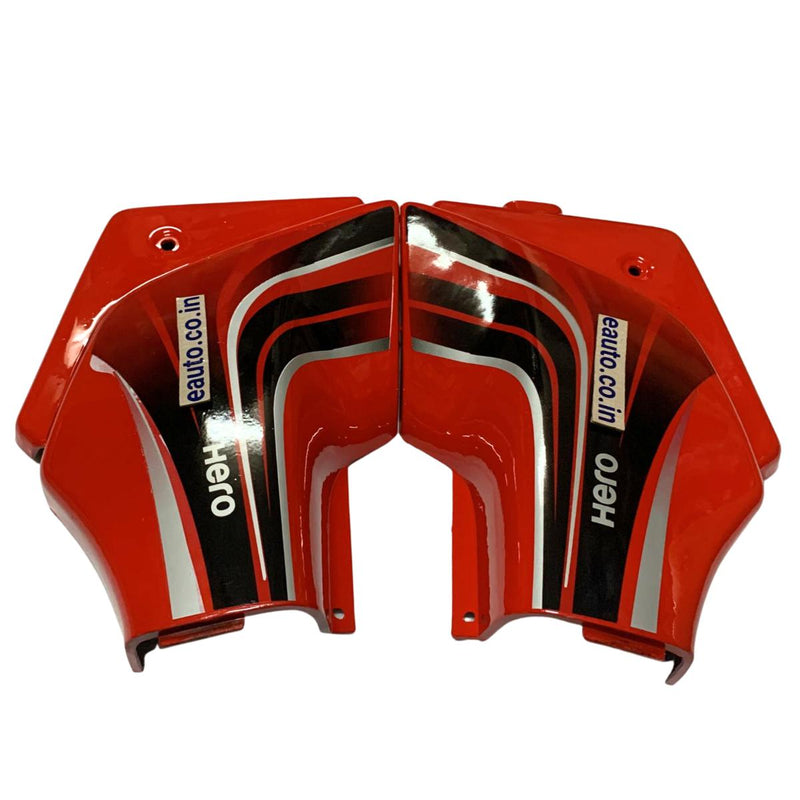 Side Panel for Hero Passion Pro | Type 1 | Sports Red & Black Colour