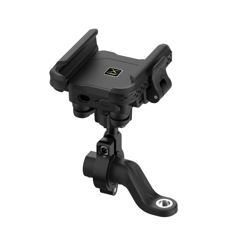 BikeXNeo Grip-X Alpha Mobile Holder | Fits Motorcycle, Bicycle, Scooter | With Shock Absorption Technology
