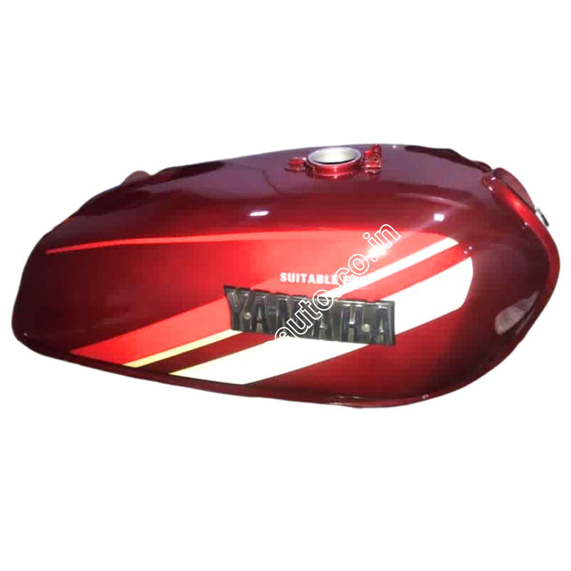 Ensons Petrol Tank for Yamaha RX100 | 6 Volt | Red