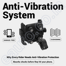 BikeXNeo Grip-X Alpha Mobile Holder | Fits Motorcycle Bicycle Scooter | With Shock Absorption Technology Mobile Holder