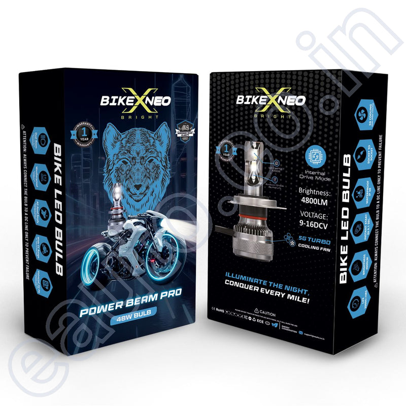 48W Brightest LED Bulb BikeXNeo packaging