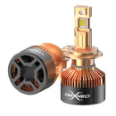 CarXNeo PantherBeam Gold 260 Watt Powerful Car LED Bulb | Set of 2 | H7 | 6000K | 2 Years Warranty LED Bulb