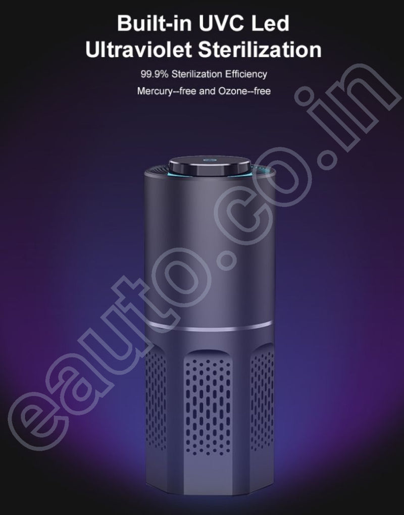 CarXNeo PureZen Air Purifier & Cleaner for Car Travel Office Desk | 1 Year Warranty | Lowers AQI & Removes Smoke Dust