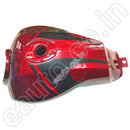Ensons Fuel Tank For Bajaj Vikrant V15 | Red Colour Petrol