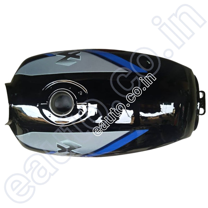 Ensons Petrol Tank For Bajaj Ct 100 (Black/blue)