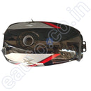 Ensons Petrol Tank For Bajaj Ct 100 (Black/red)