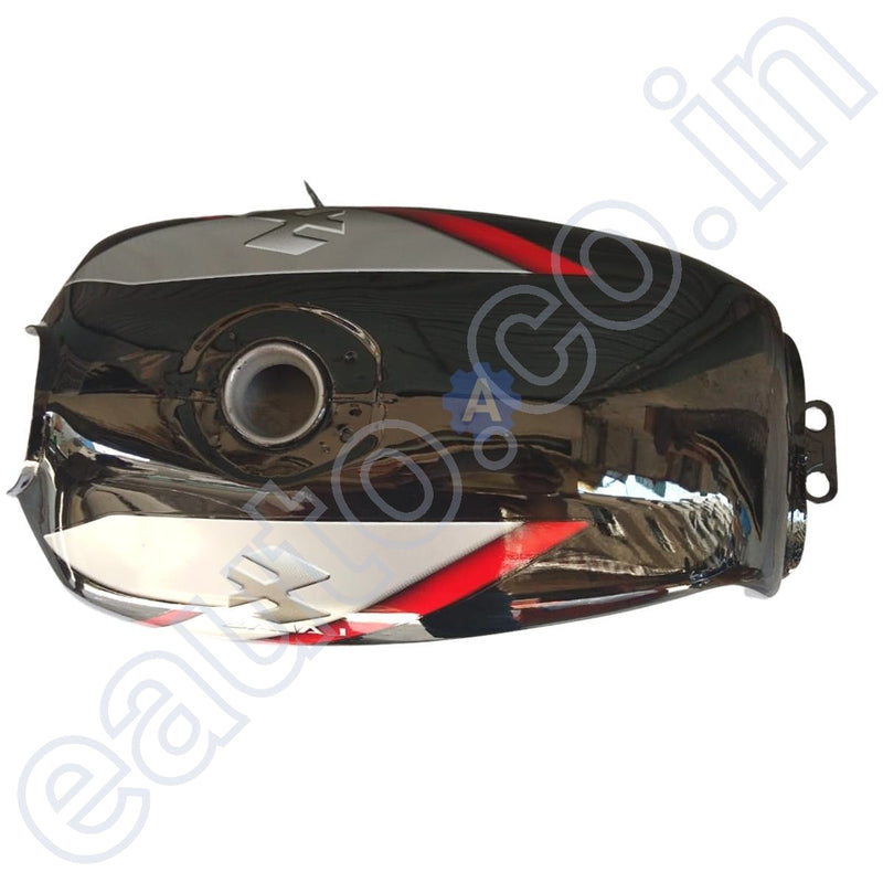 Ensons Petrol Tank For Bajaj Ct 100 (Black/red)