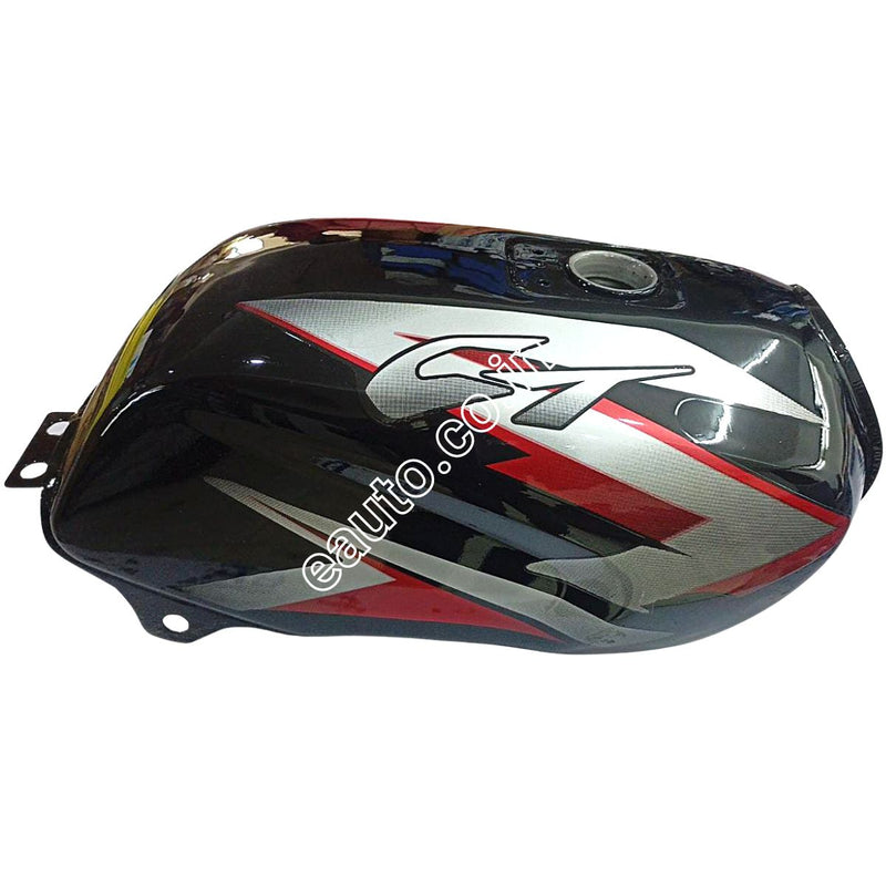 Ensons Petrol Tank For Bajaj Ct 100 New Model | Bs4 Black & Red