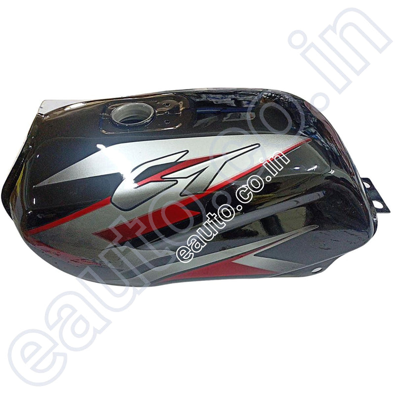 Ensons Petrol Tank For Bajaj Ct 100 New Model | Bs4 Black & Red